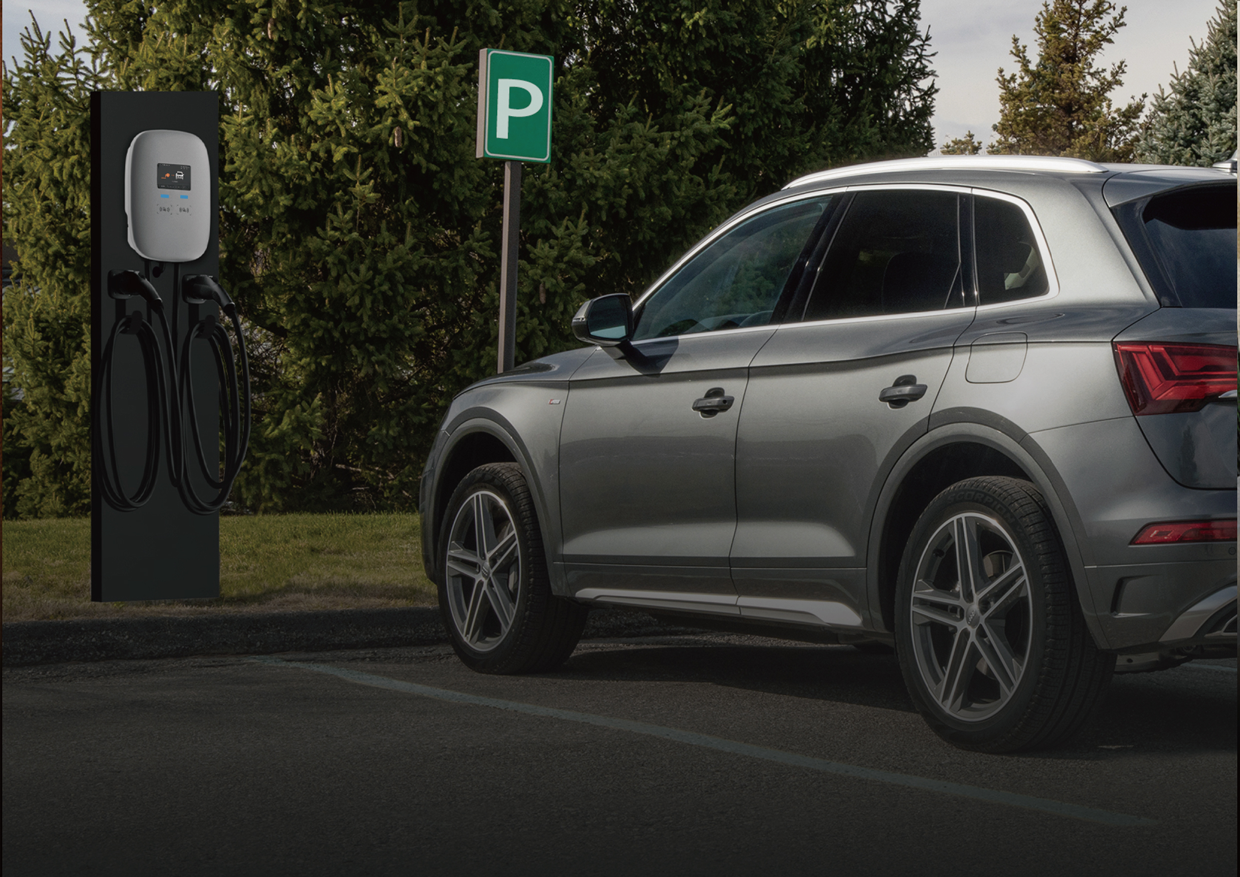 bornes de recharge ev sur le lieu de travail