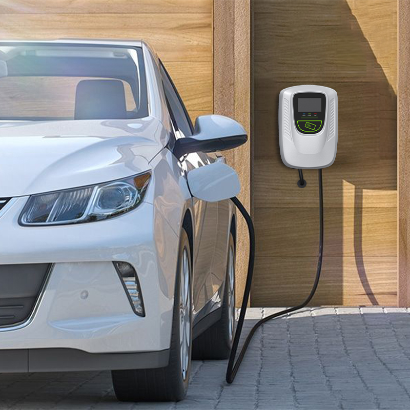China NA outdoor indoor EV charging sae j1772 level 2 smart charger wallbox  Manufacture and Factory